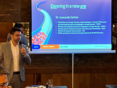 Jantar científico apresenta novidades no uso do stent Covera Fístula™ Jantar científico apresenta novidades no uso do stent Covera Fístula™