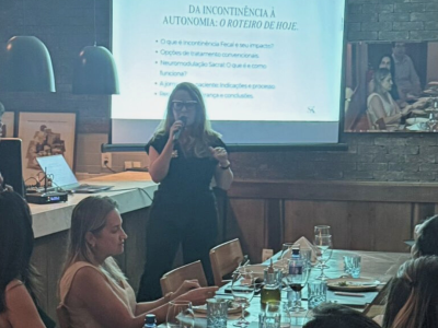 Jantar científico debate avanços no tratamento da incontinência fecal com foco na neuromodulação sacral